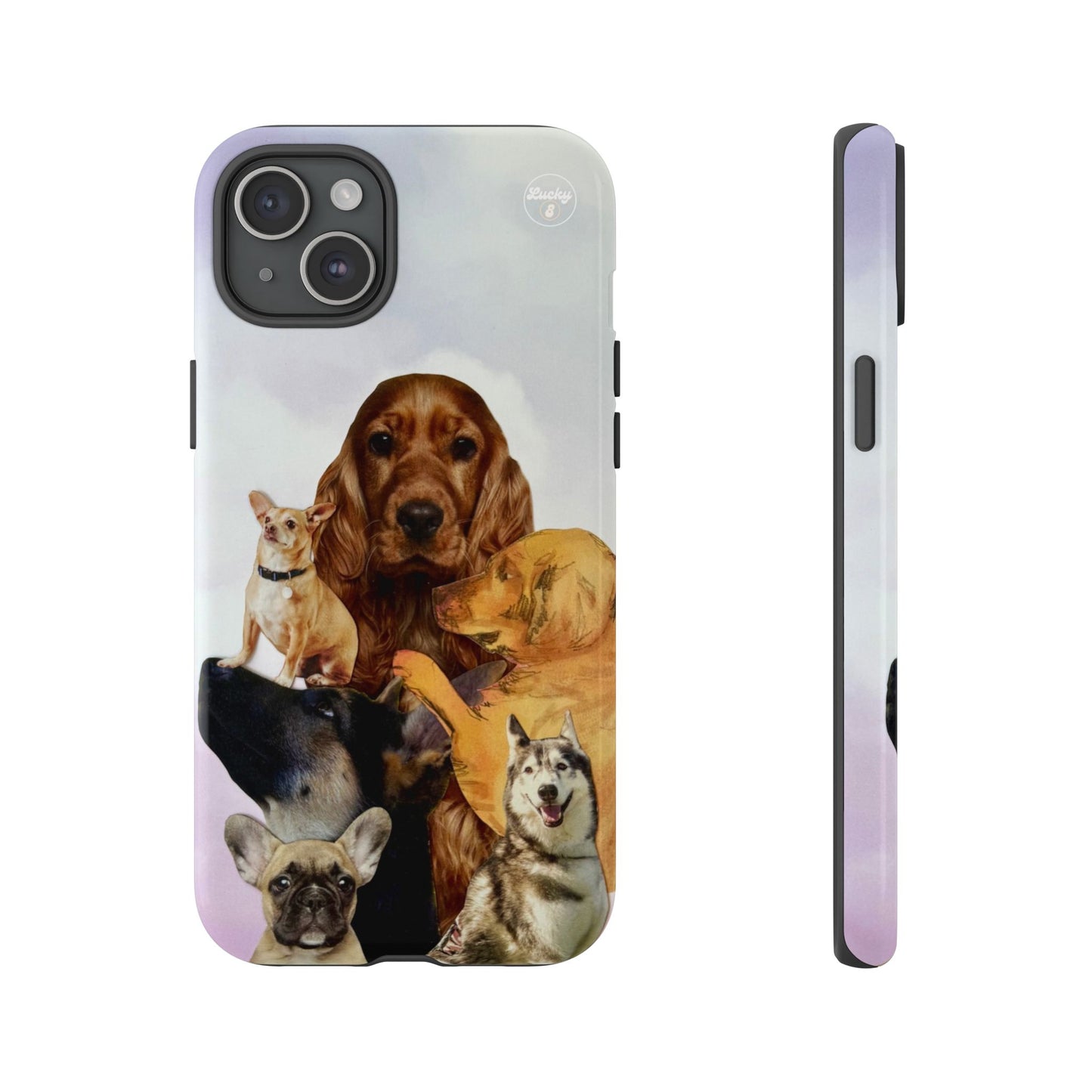 Dog Cuddle iPhone Case